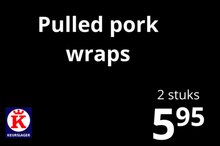 Pulled pork wrap